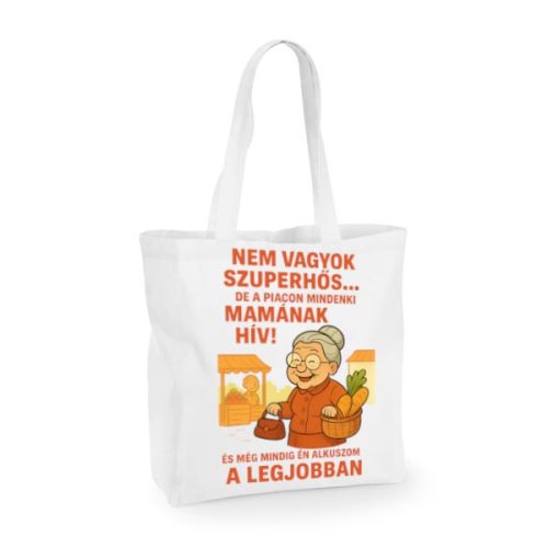 Bevásárlószatyor 38x42 Nagymamáknak Felirattal