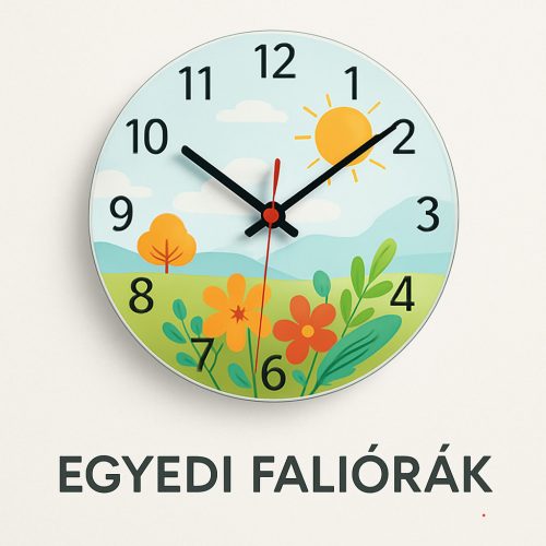 Egyedi Mintás Falióra - Kör