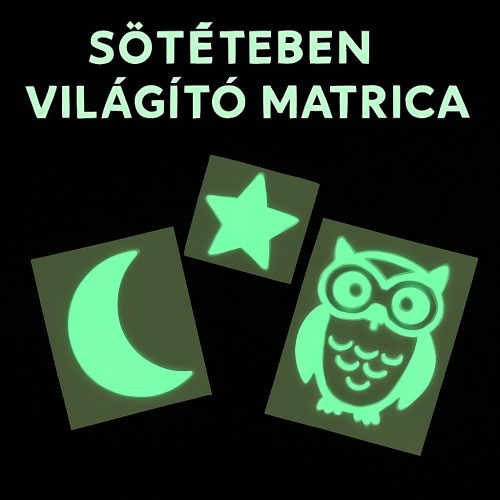 Sötétben Világító Matrica